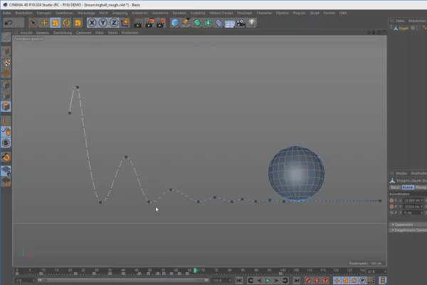 3D-Animation erstellen in Cinema 4D: 2.3 Squash & Stretch