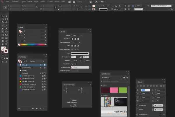 Învață InDesign – Tutorial pentru începători: 1.3 Configurarea propriului spațiu de lucru