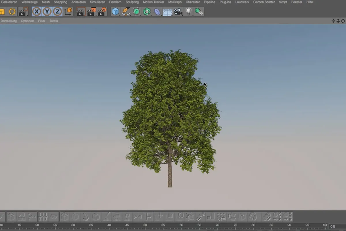 Laubwerk für Cinema 4D: Laubwerk Plants Kits – 01 Einführung