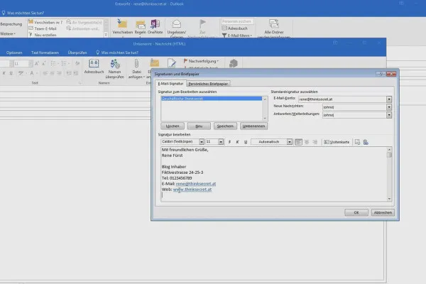 Besser in Outlook: Werde zum Office-Helden – 06 E-Mail-Signatur erstellen und anwenden