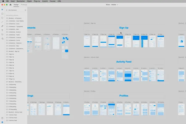 Tutorial Adobe XD: 06 | Presete utile cu kituri de interfață utilizator (UI)