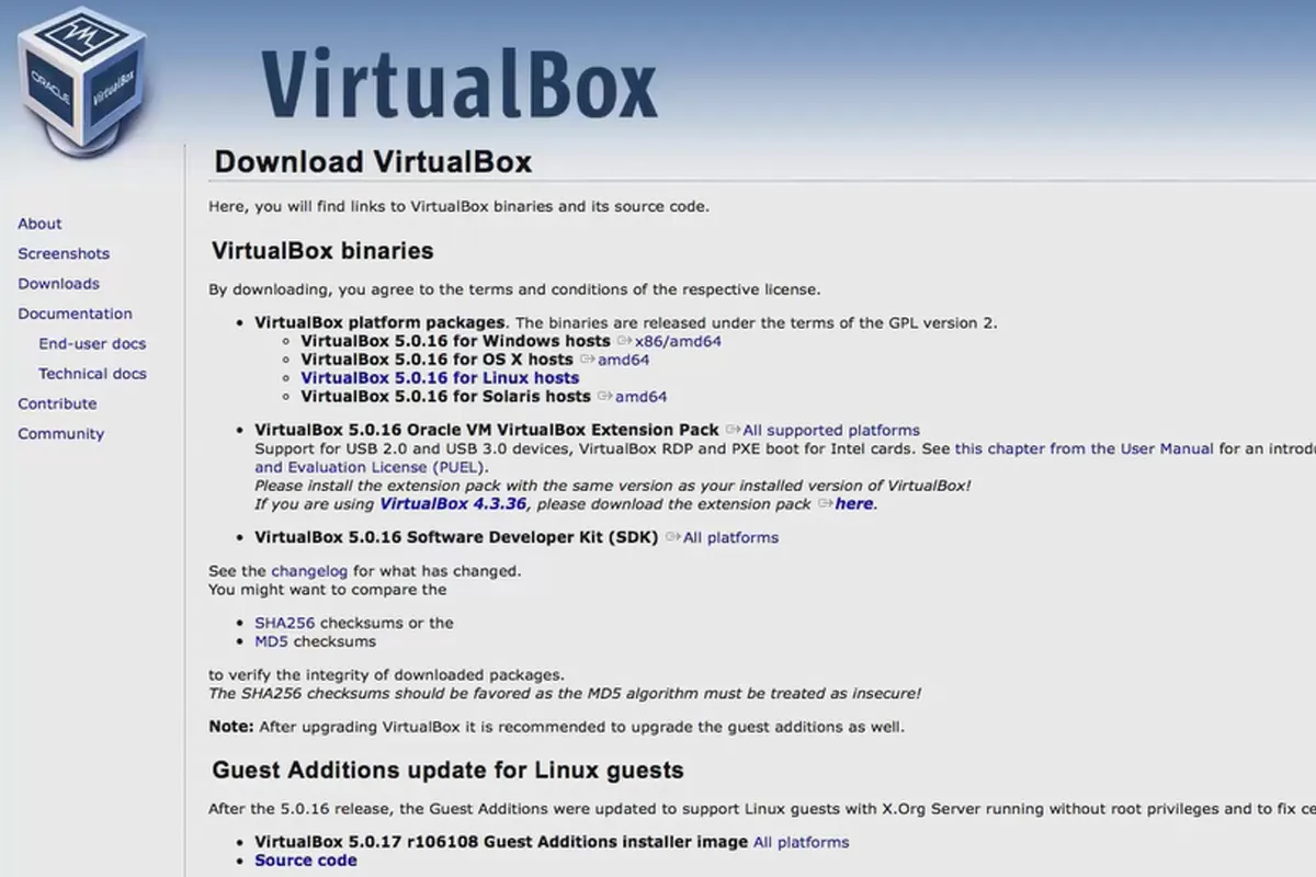 Linux pentru începători - 3.1 Instalarea VirtualBox