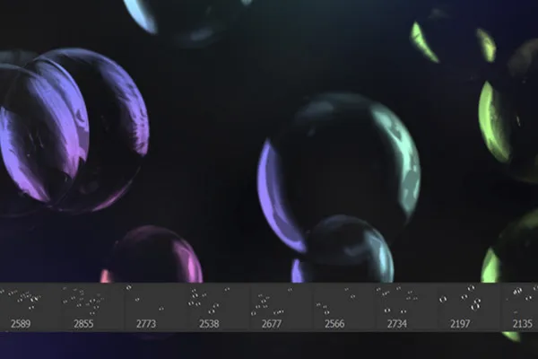 Pinsel für Photoshop und Co: Seifenblasen-Bilder 2