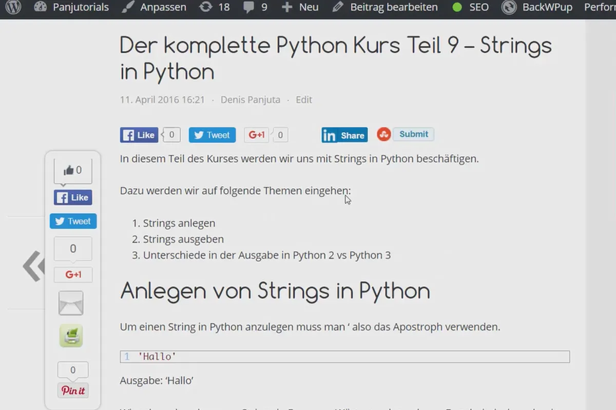 Programare în Python pentru începători - 07 Șiruri de caractere