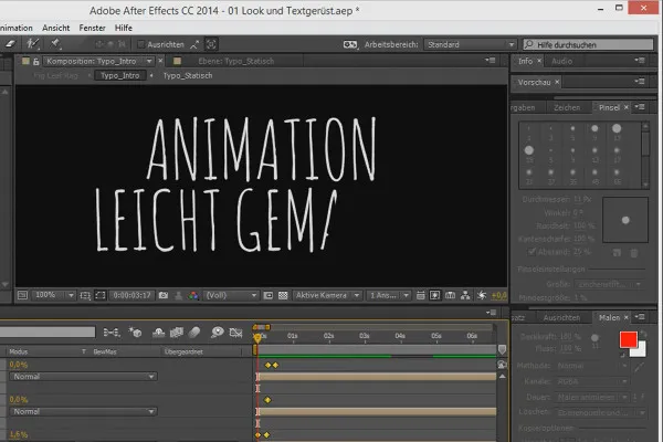 Animation leicht gemacht: Strichanimation