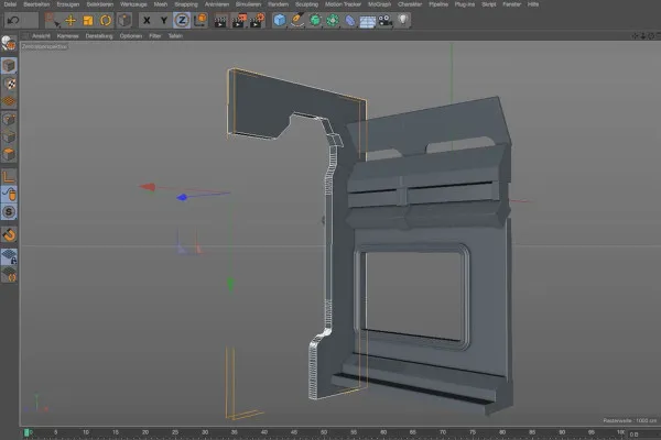 Practică în Cinema 4D - Modelarea și iluminarea unei stații spațiale: 07 Divizor de funcții.