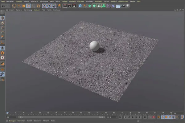 Cinema 4D-Tutorial "Underground": 2.2 RDT Mat