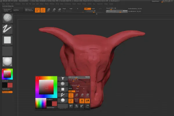 ZBrush pentru începători: 3.2 Dynamesh