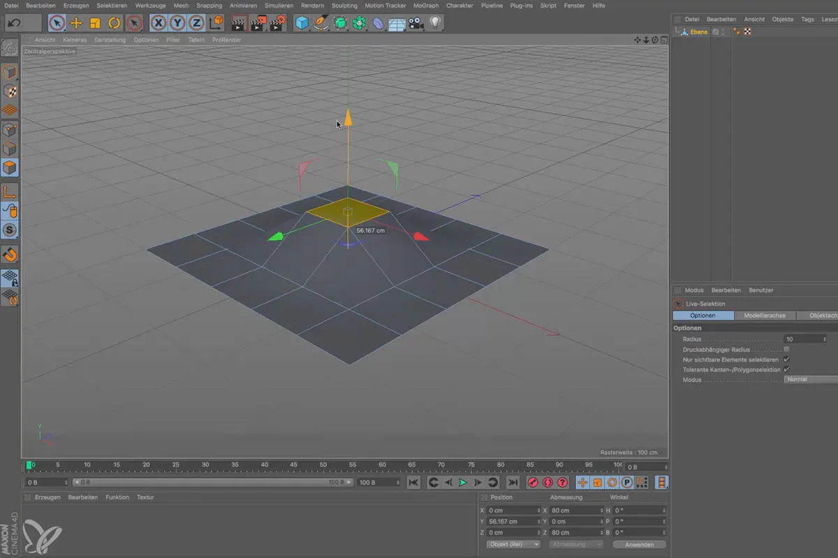 Cinema 4D für Einsteiger – 3D-Praxis: 2.1 Modus