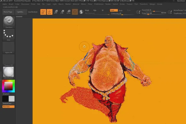 ZBrush 2019 - Training video pentru actualizarea: 8 | Rendering non-fotorealist (NPR)