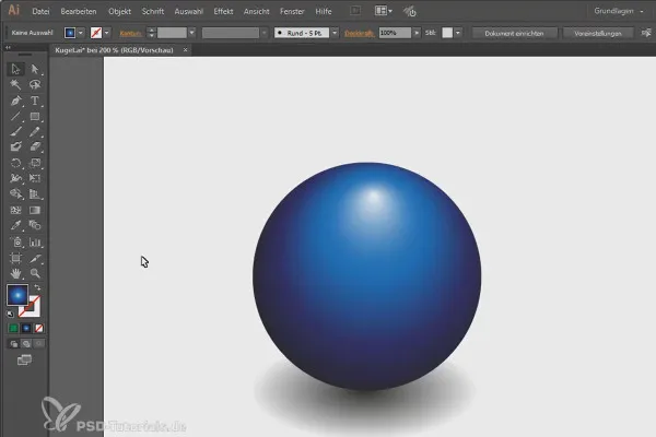 Tipps & Tricks zu Adobe Illustrator: Kugel erstellen mit Schatten
