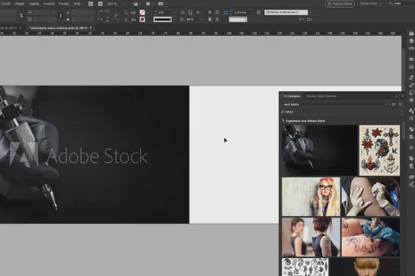 Învățați InDesign - Tutorial pentru începători: 2.4 Descarcare imagini prin Adobe Stock