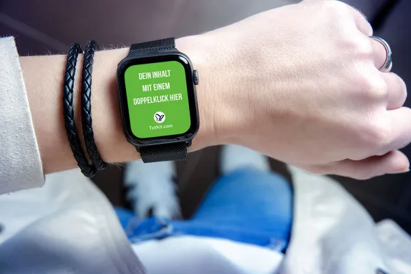 Șablonul Photoshop Mockup pentru un ceas, Apple Watch - versiunea 8.