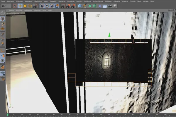 Cinema 4D – Lichtsetzung: 3.1 Wandleuchte