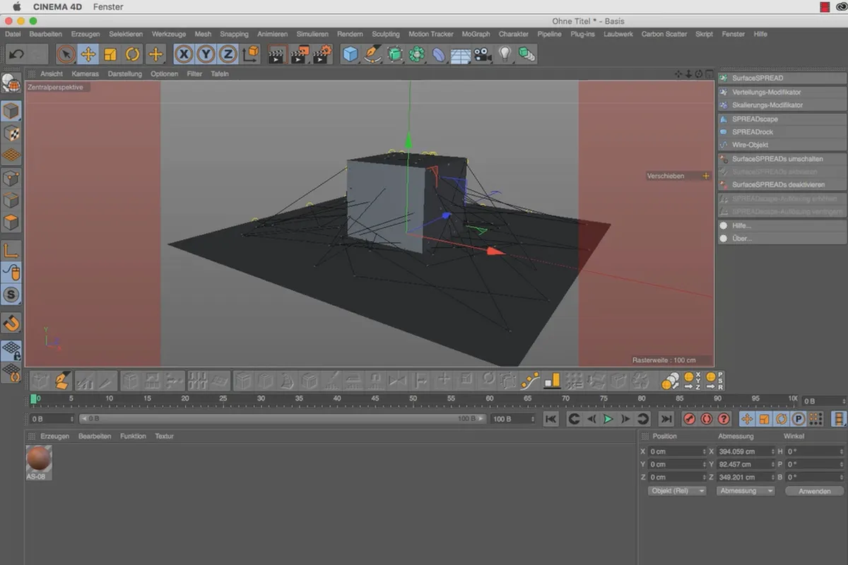 Laubwerk für Cinema 4D: Einführung in das Wire-Objekt von SurfaceSPREAD