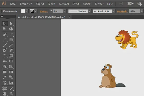 Tipps & Tricks zu Adobe Illustrator: Objekte clever ausrichten