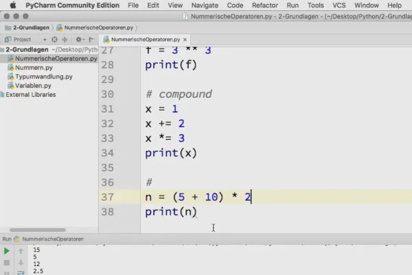 Programarea cu Python - Operatorii numerici 2.4