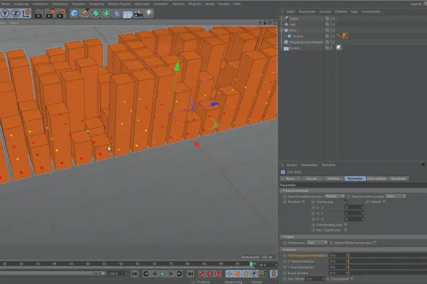 Cinema 4D MoGraph pentru începători - 2.7 EFECTORI: Timp