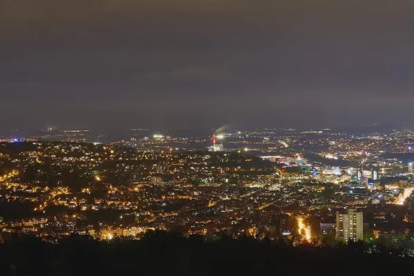 Fotografie de noapte: Tehnică, motive și practică: 2.6 Panorama oraș mare