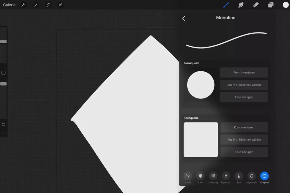 Procreate-Tutorial - Principii de desen digital pe iPad: 2.2 | Creează propriile pensule