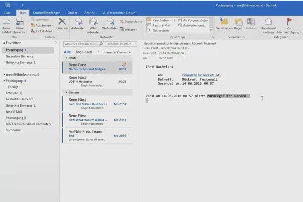 Besser in Outlook: Werde zum Office-Helden – 12 Zurückrufen und Ersetzen einer E-Mail