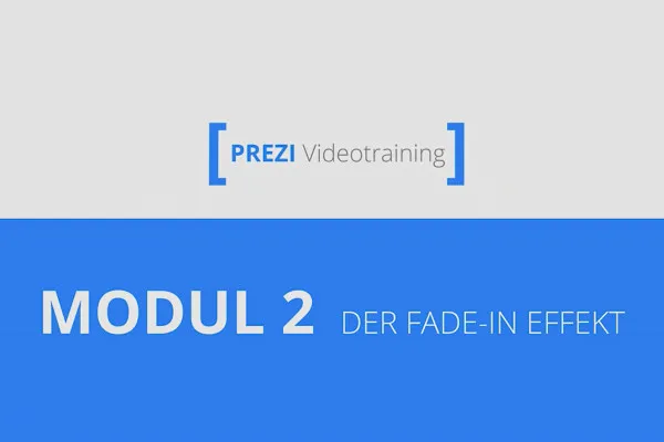 Prezi für Einsteiger – Präsentationen, die begeistern – 2.5 Der Fade-in-Effekt