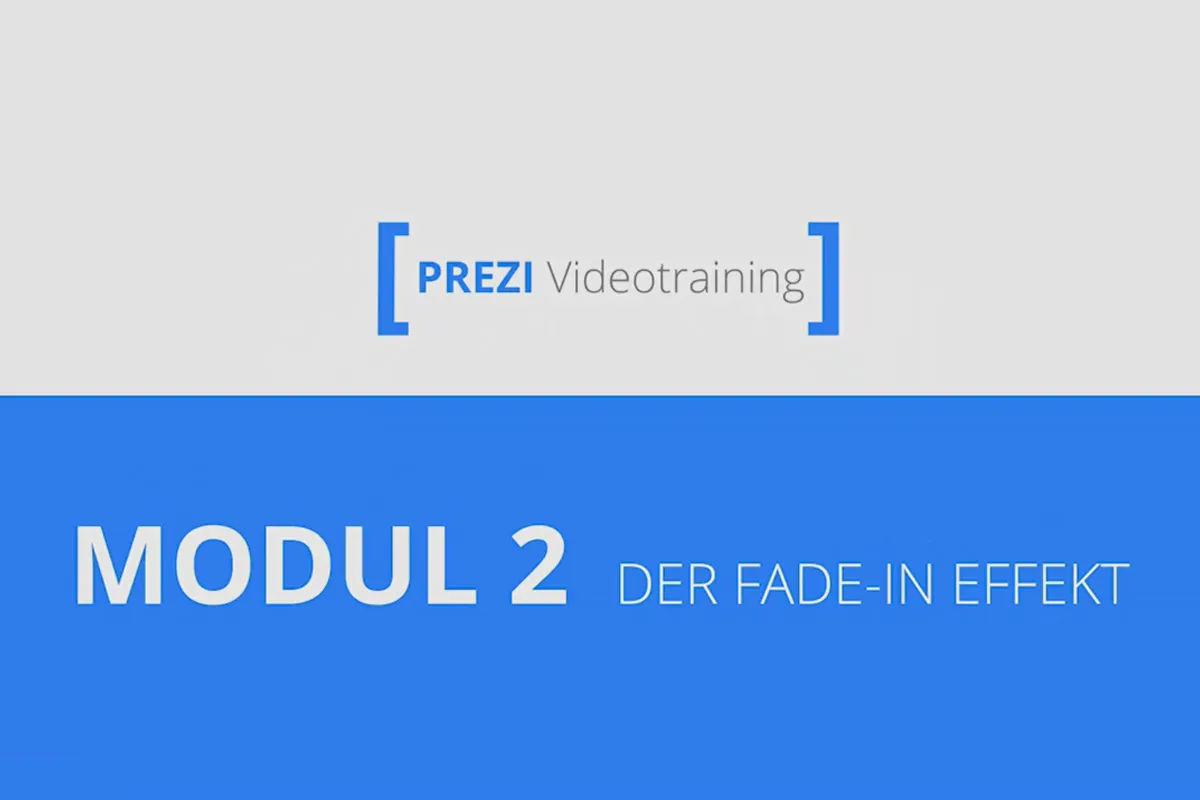 Prezi für Einsteiger – Präsentationen, die begeistern – 2.5 Der Fade-in-Effekt