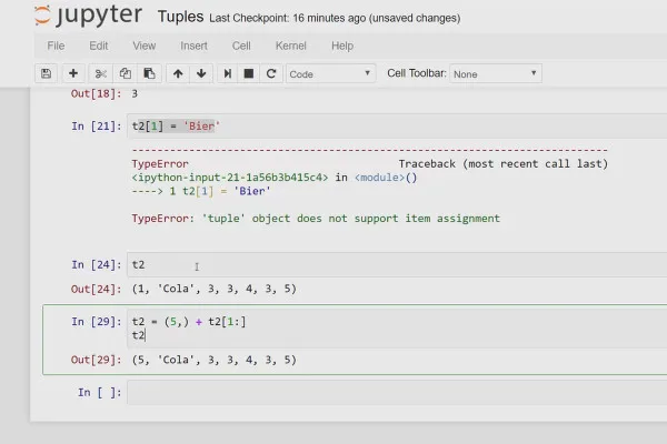 Programarea în Python pentru începători - 12 Tuples