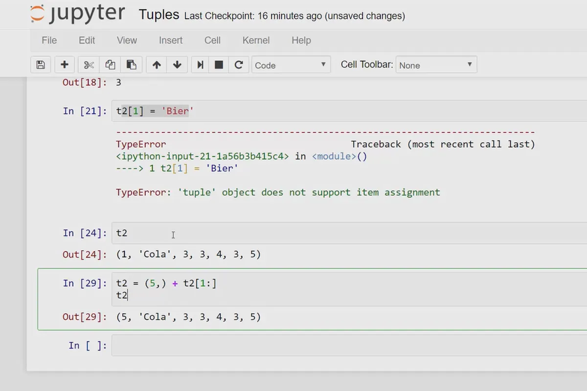 Programarea în Python pentru începători - 12 Tuples