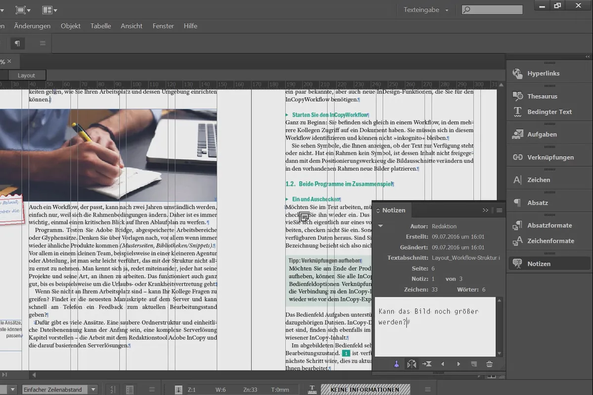 Adobe InCopy CC pentru editori - 4.7 Check-out notițe.