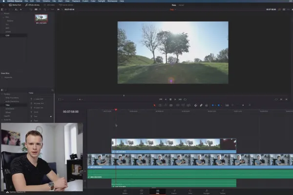 DaVinci Resolve-Tutorial: 3.3 | Clips einfügen