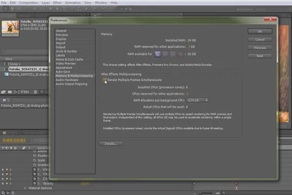 Neues in der Creative Cloud: After Effects CC 2015 (Juni 2015) – Entfernte Funktionen