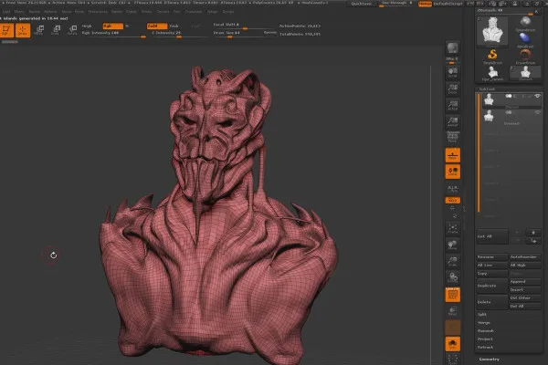 ZBrush pentru începători: 4.1 ZRemesher