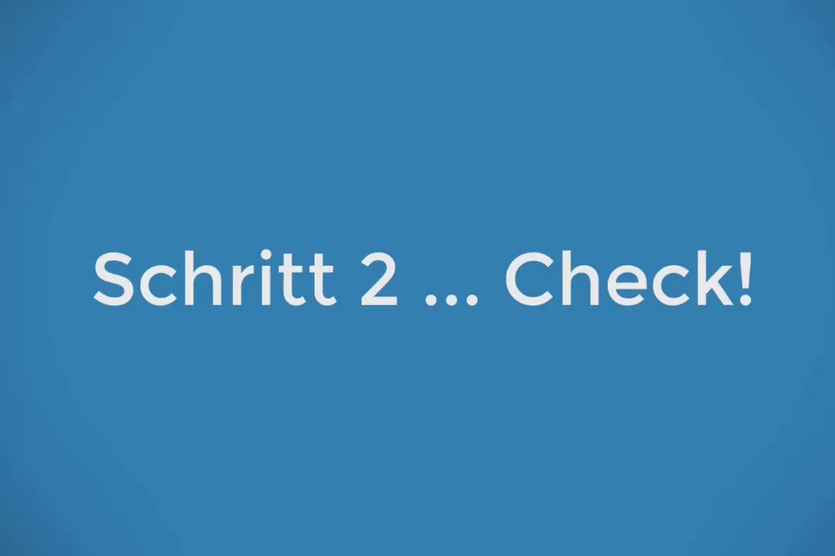 Wie du mit Content Marketing Kunden gewinnst: 3.6 Schritt 2 ... Check!