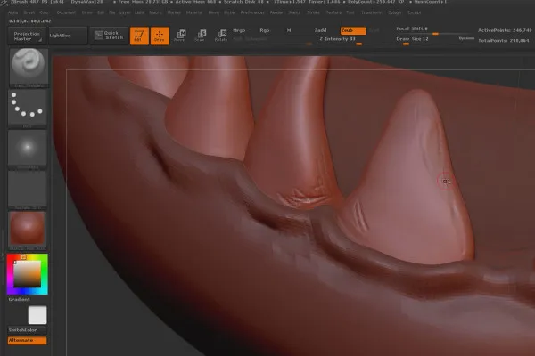 ZBrush pentru începători: 5.2 Perii - Prezentare generală