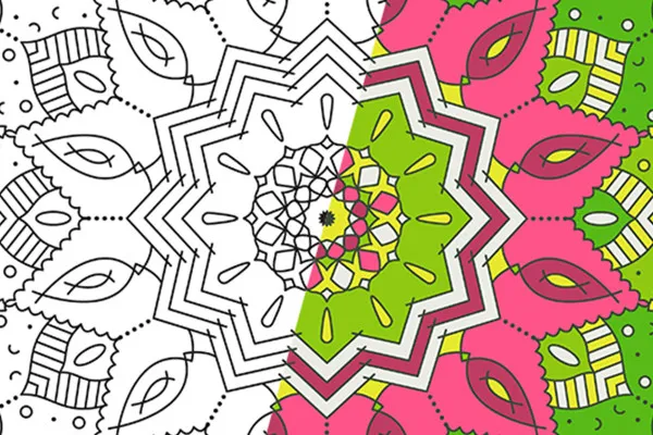 Faszinierende Formen: vektorbasierte Mandala-Vorlagen – Version 01