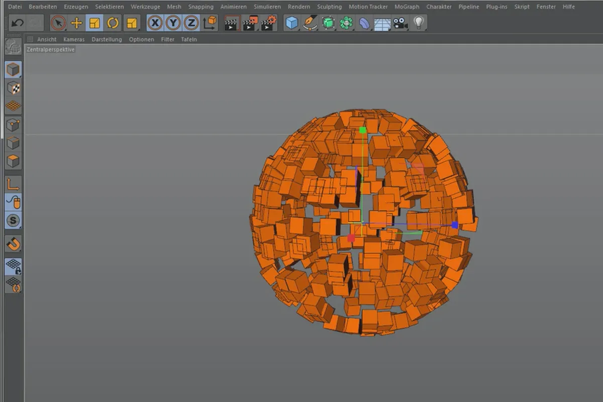 Cinema 4D MoGraph pentru începători - 2.11 Efectori: Moştenire