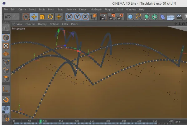 3D-Projekte in After Effects: Lichtreflexe in C4D Lite - Export