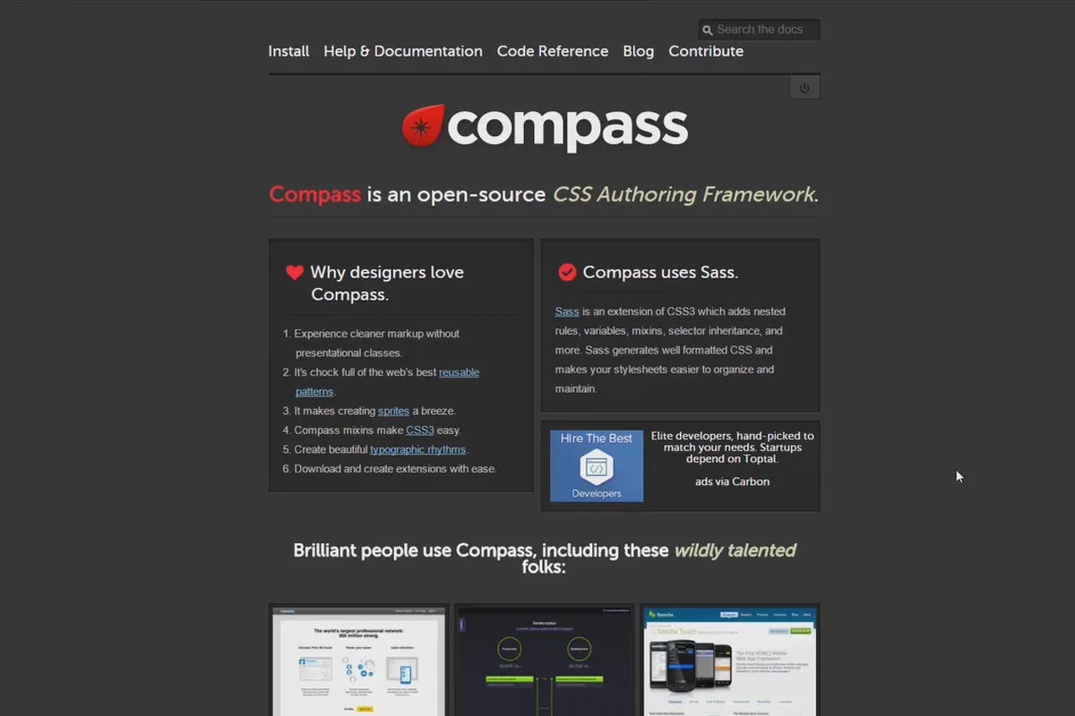 CSS modern cu Sass - 16 Compass