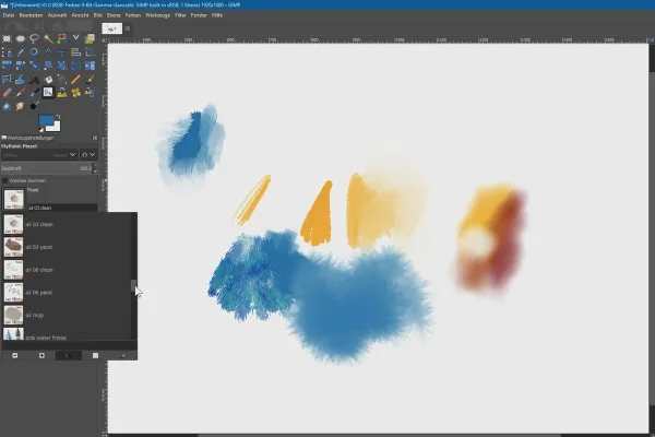 Funcții noi în GIMP 2.10: 2.7 | Pensule MyPaint