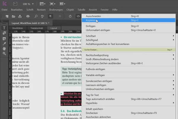 Adobe InCopy CC pentru editori – 5.4 Importare