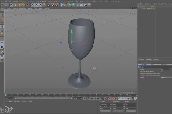 Cinema 4D für Einsteiger – 3D-Praxis: 3.1 Spline Lathe