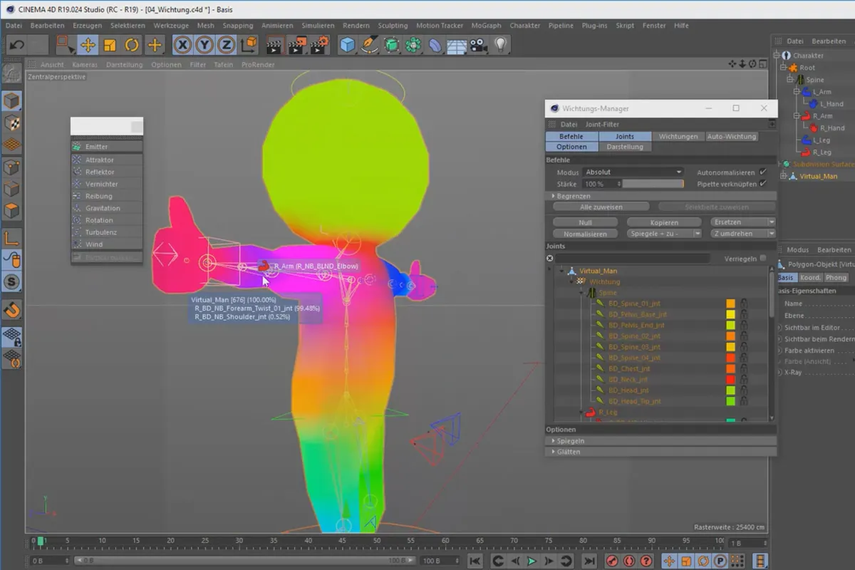 3D-Animation erstellen in Cinema 4D: 3.9 Charakter-Animation