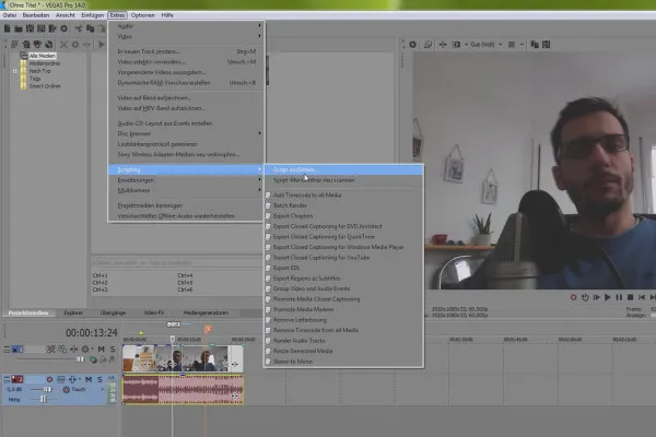 VEGAS Pro 14 – Formate und Skripte