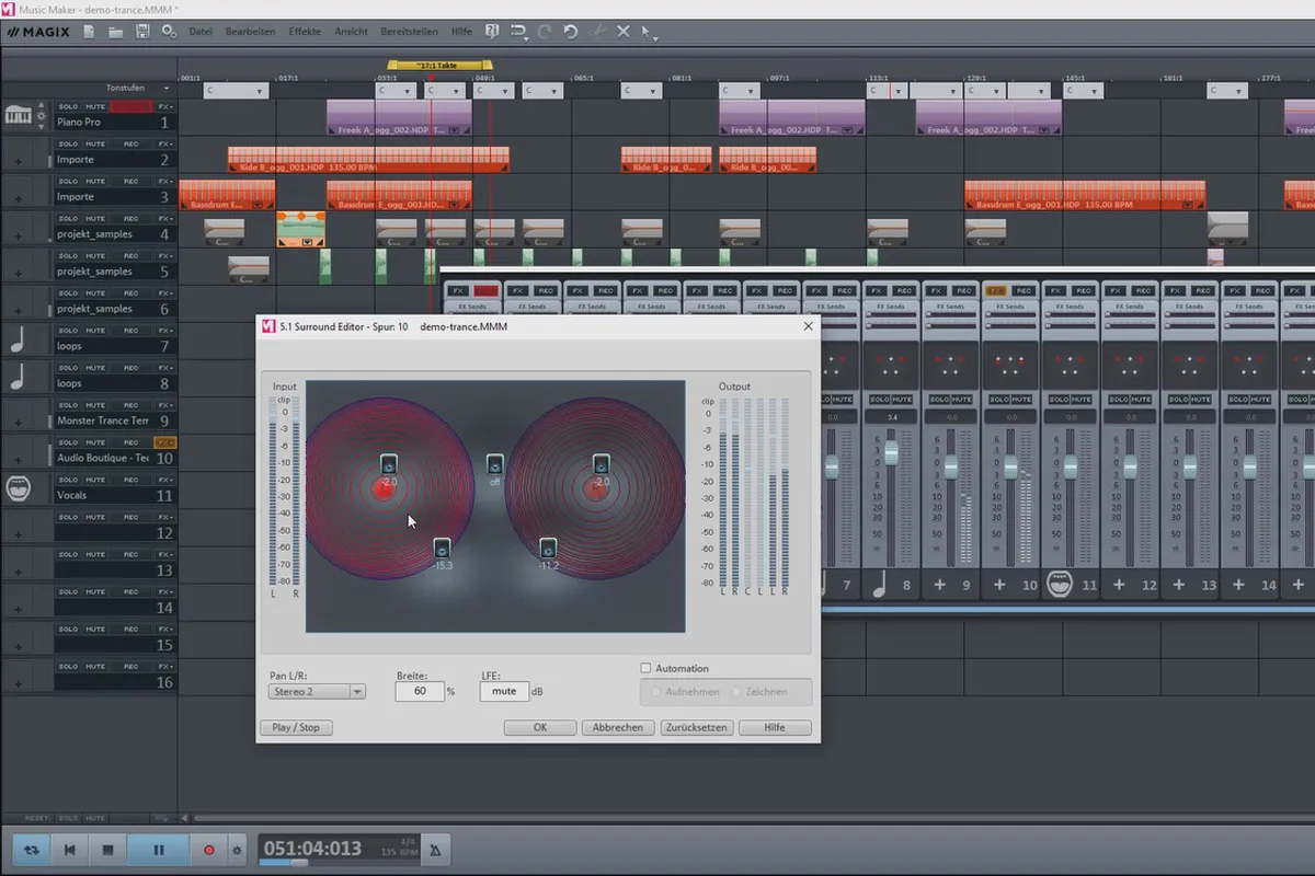 Crearea propriei muzici cu Magix Music Maker: 18 | Mastering, efecte de sunet și sunet surround