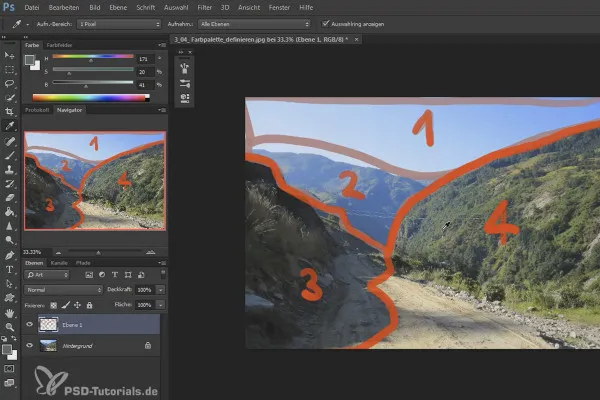 Digital Painting & Matte Painting: Farben sammeln und Farbpalette definieren