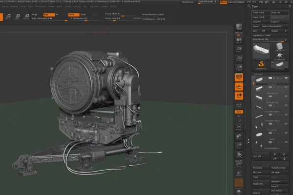 ZBrush pentru începători: 1.1 Structuri de meniu