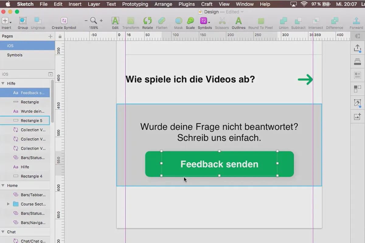Sketch-Tutorial: 6 Hilfe in die App einfügen