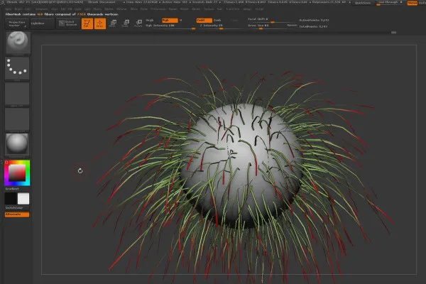 ZBrush pentru începători: 5.7 Fibermesh