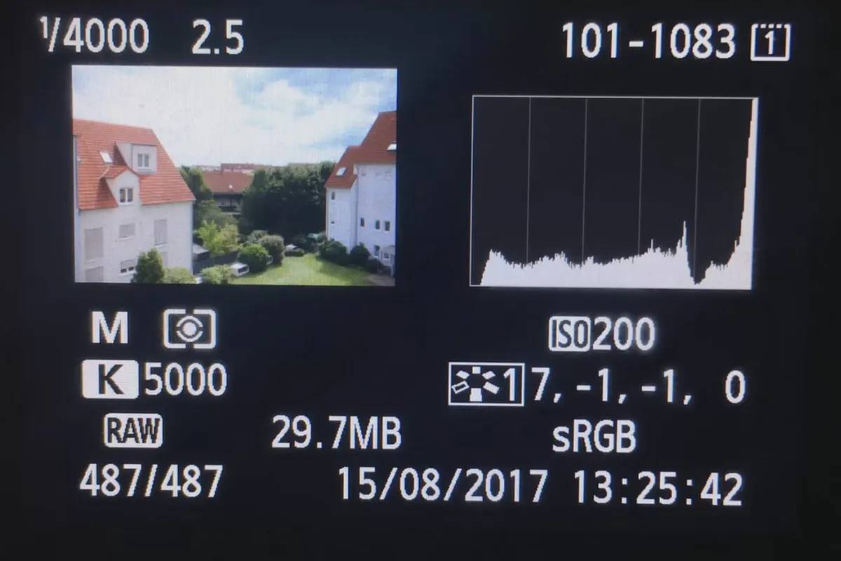 A învăța să fotografiezi - cursul mare de fotografie: 3.11 Histogramă Raw